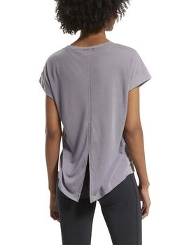 Camiseta Reebok WOR SUP Detail Gris Mujer