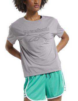 Camiseta Reebok WOR SUP BL Gris Mujer