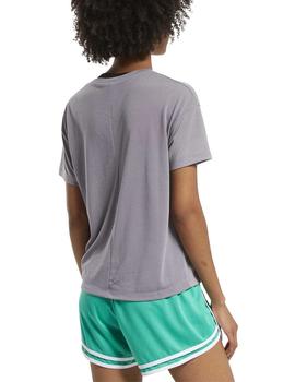 Camiseta Reebok WOR SUP BL Gris Mujer