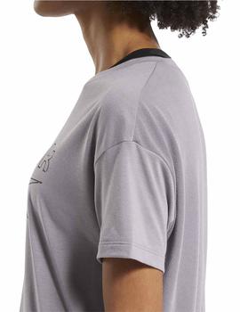 Camiseta Reebok WOR SUP BL Gris Mujer