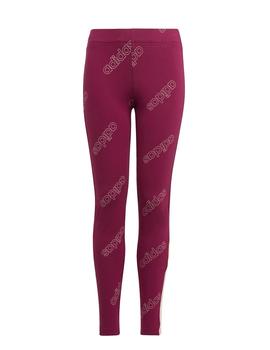 Leggings Adidas YG FAV Borgoña Niña