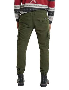 Pantalon Desigual Albert Verde Caza Hombre