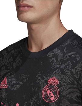 Camiseta Adidas Real 3 JSY Negro/Fucsia