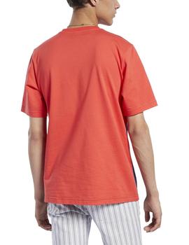 Camiseta Reebok CL F Linear Rojo/Mno Para Hombre